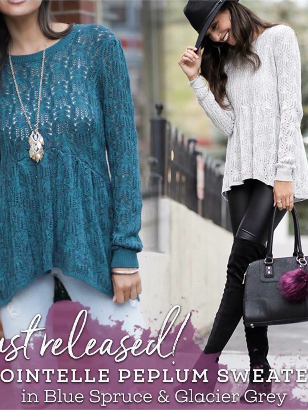 Grace & Lace tunic sweater
